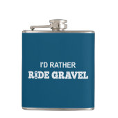 私は砂利に乗りたい フラスク (正面)