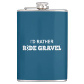 私は砂利に乗りたい フラスク (正面)