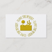 私は砂漠が大好きだ 名刺 (裏面)