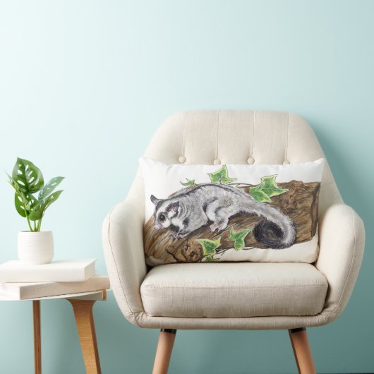 私は砂糖のグライダーを愛します ランバークッション (椅子)