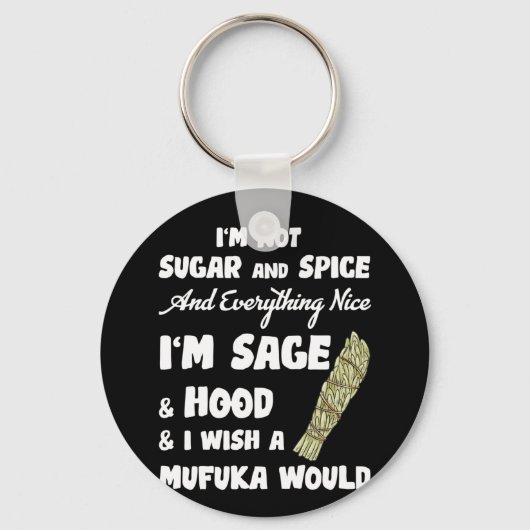 私は砂糖やスパイスや全てがおいしい キーホルダー (正面)