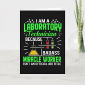 私は研究室の技術者の研究室のPunである カード (正面)