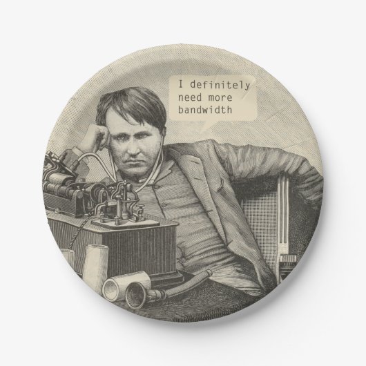 私は確かに多くの帯域幅を必要とする ペーパープレート (正面)