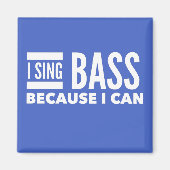 私は磁石ができるからベースを歌う マグネット (正面)