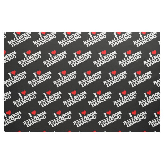 私は社交ダンスを愛します ファブリック (ファットクウォーター)
