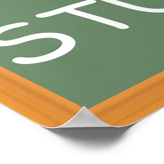 私は社会勉強が大好き ポスター (角)