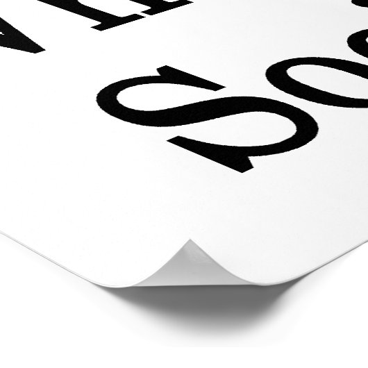 私は社会学熱狂するが大好きな女の子 ポスター (角)