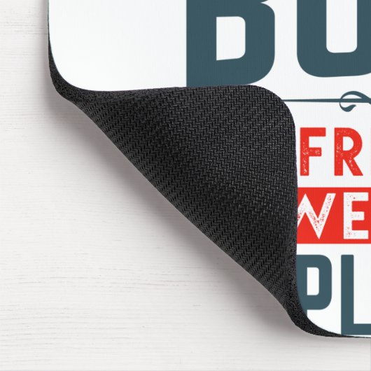 私は社員誇りを持ったのボス素晴らしだ マウスパッド (コーナー)