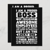 私は社員誇りを持ったShのフレッ素晴らしクボス (正面/裏面)