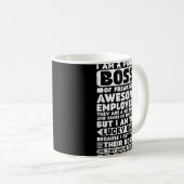 私は社員誇りを持ったShのフレッ素晴らしクボス コーヒーマグカップ (正面右)