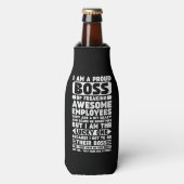 私は社員誇りを持ったShのフレッ素晴らしクボス ボトルクーラー (ボトル正面)