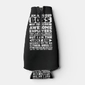 私は社員誇りを持ったShのフレッ素晴らしクボス ボトルクーラー (裏面)