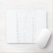 私は社員誇りを持ったShのフレッ素晴らしクボス マウスパッド (マウス)