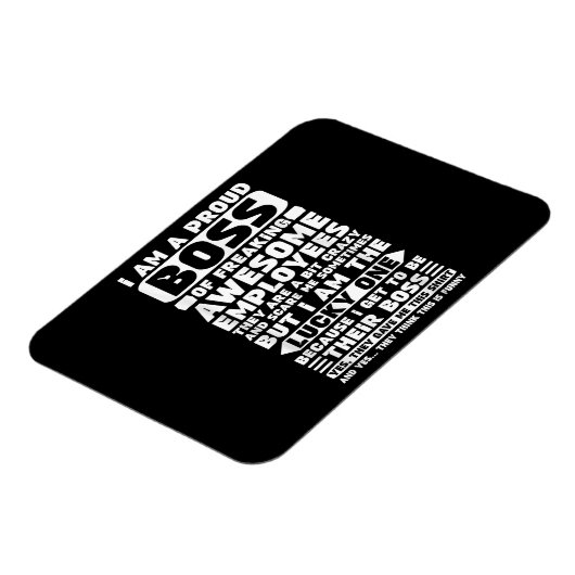 私は社員誇りを持ったShのフレッ素晴らしクボス マグネット (左側)