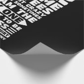 私は社員誇りを持ったShのフレッ素晴らしクボス ラッピングペーパー (角)