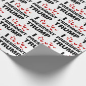 私は社長トランプハート包装紙 ラッピングペーパー (角)