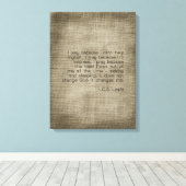 「私は祈だから…」 キャンバス (インサイチュ (ウッドフロア))