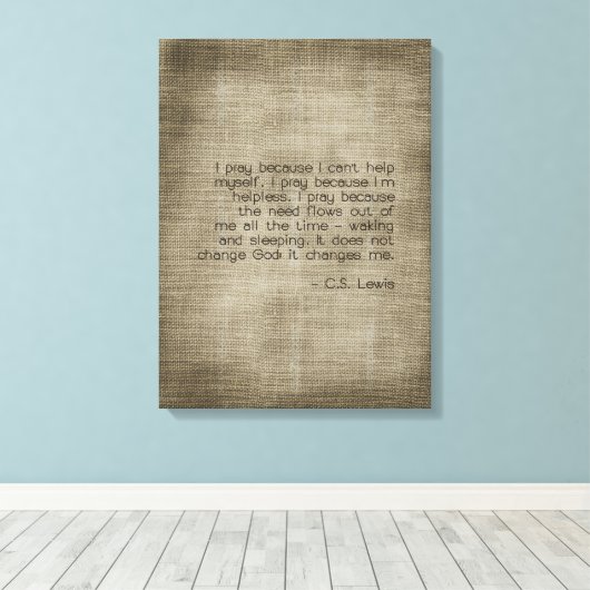 「私は祈だから…」 キャンバス (インサイチュ (ウッドフロア))