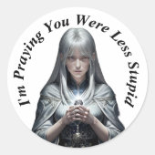 私は祈愚かではない ラウンドシール (正面)