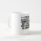 私は祈祷師ではなく鍼灸師おもしろいだ コーヒーマグカップ (正面左)