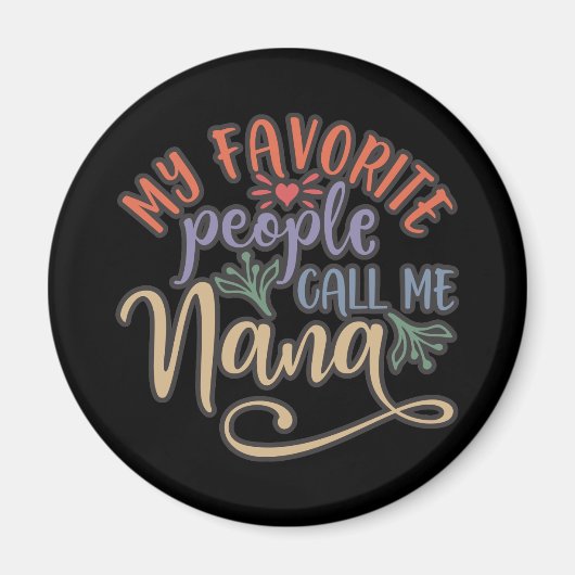 私は祖母が大好きだ マグネット (正面)