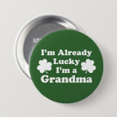 私は祖母のシャーロックである既に幸運である 缶バッジ (正面&裏面)