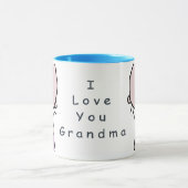 私は祖母のマグ愛します マグカップ (中央)