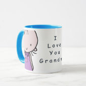 私は祖母のマグ愛します マグカップ (正面左)