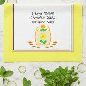 私は祖母の良い保物を知っている キッチンタオル (折り畳み)