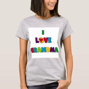 私は祖母のTシャツおよびギフトを愛します Tシャツ
