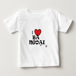 私は祖母を愛します(ベトナム語で) ベビーTシャツ