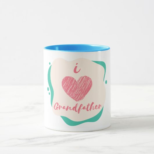 私は祖父が大好きだ マグカップ (中央)