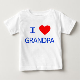 私は祖父を愛します ベビーTシャツ