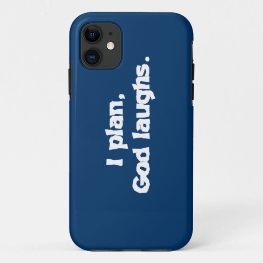 私は神が笑い回復おもしろいスピリチュアル引用文 Case-Mate iPhoneケース (裏面)