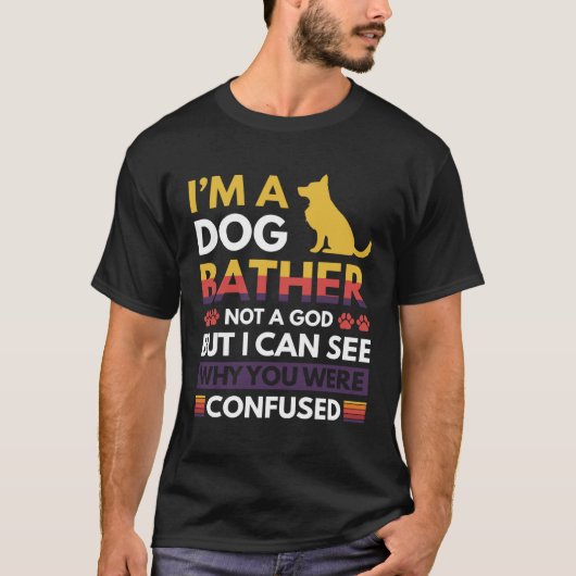 私は神ではなく犬だ Tシャツ (正面)