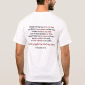 私は神で嬉しいです私の救助者 Tシャツ (裏面)