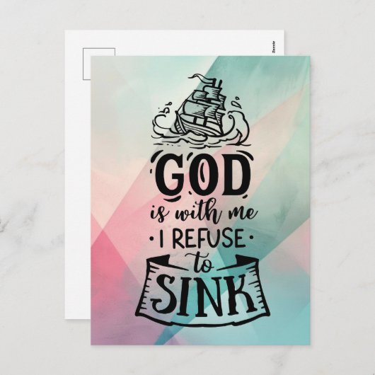 私は神と共に沈むことを拒む シーズンポストカード (正面/裏面)