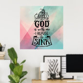 私は神と共に沈むことを拒む ポスター (ホームオフィス)