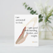 私は神と関係がある；私は良い得る… ポストカード (スタンド正面)