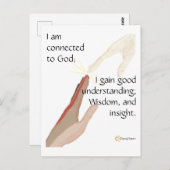 私は神と関係がある；私は良い得る… ポストカード (正面/裏面)