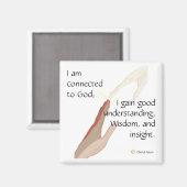 私は神と関係がある；私は良い得る…磁石 マグネット (正面/裏面)