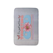 私は神のバスマットを信頼してここに出ている バスマット (正面縦)