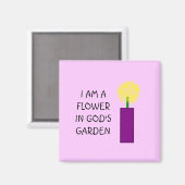 私は神の園の花 – 磁石 (正面/裏面)