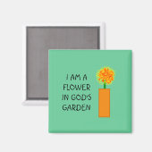 私は神の園の花 – 磁石 (正面/裏面)