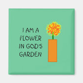 私は神の園の花 – 磁石 (正面)