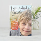 私は神の子ですバプテカスタムスマ招待状 招待状 (スタンド正面)