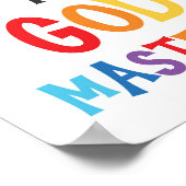 私は神の最高傑作Kids Bible Verse ポスター (角)