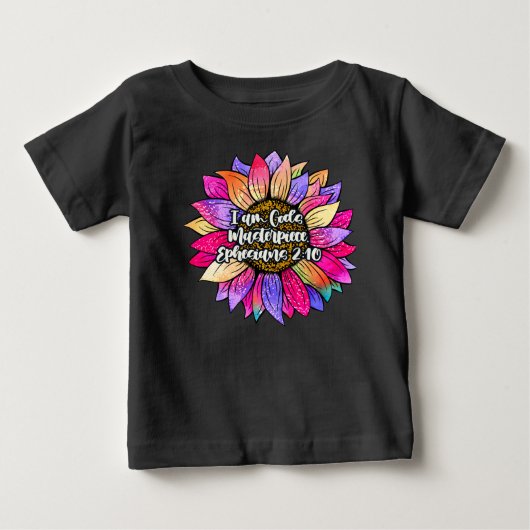 私は神の最高傑作Tシャツだ ベビーTシャツ (正面)