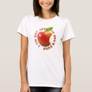 私は神の目のりんごです Tシャツ