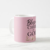 私は神の祝福された子です コーヒーマグカップ (正面左)